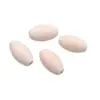 Cuentas de Madera Ovaladas Accesorios para Joyería DIY 24*15mm Cuentas de Madera de Olivo Color Sólido Cuentas de Arroz 20*12mm Cuentas Sueltas