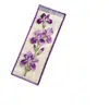 Parches de tela bordados, marcapáginas de organza, flores bordadas personalizadas, compañero de lectura creativo de nicho coreano, regalos culturales y creativos