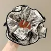 Diadema de Doble Capa con Estampado de Leopardo Retro para Mujer 2025 Nueva Diadema Grande para Cola de Caballo Baja Accesorios Elegantes para el Cabello