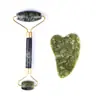 Rolo de Massagem Jade Pedra Xiu Placa Gua Sha Beleza Facial Gua Sha Limpeza de Meridianos Ferramenta de Beleza Ferramenta de Skincare