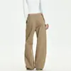 Jeans de pierna ancha, sencillos y casuales, color naranja joven # Sin cintura, corte holgado, estilizan, modernos, versátiles, pantalones largos de pierna recta para mujer