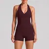 Conjunto de fitness transfronterizo: hermoso chaleco deportivo de espalda con cuello halter, secado rápido para correr al aire libre, conjunto de atuendo para Pilates y yoga