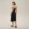 2026 Bata de Verano Transfronteriza Europea y Americana de Satén Gasa Encaje Empalmado Tirantes Vestido Largo Espalda Descubierta Ropa de Casa