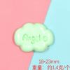 Accesorios de nube diy resina letra nube blanca Ángel.e funda para teléfono móvil parche de nube lisa accesorios de pegamento crema
