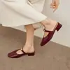 Zapatos de verano para mujer 2026 con moño retro medio abiertos, calzado exterior, talla pequeña, nuevas sandalias de plataforma plateadas, tacón grueso, zapatos tipo mula de talla grande