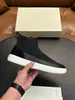 Estilo Europeu de Luxo Leve Color Blocking Borda Laranja Sapatos Masculinos de Cano Alto Couro Bovino Camada Superior Spliced Botas de Cano Curto Slip-on Comércio Exterior