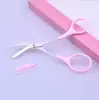 Tijeras para depilar cejas con peine, Recortador de cejas, Peine para cejas, Cuchilla para cejas, Herramienta para dar forma a las cejas para principiantes