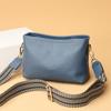 Bolso de Piel de Vaca para Mujer, Piel Genuina Correa Ancha al Hombro Bolso Cruzado Pequeño Cuadrado, Bolso de Hombro de Primera Capa de Piel, Bolso Suave de Piel para Mujer, Bolso Pequeño Versátil