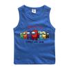 Chaleco de algodón para niños verano nuevo niños lobo espacial matando delgado niños bebé camiseta interior moda