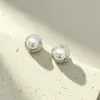 Pendientes Redondos Elegantes y Exquisitos de Oro y Plata con Microincrustaciones de Circonita, Versátiles y con Estilo, Clips para Orejas sin Perforar, Aretes, Accesorios para Orejas para Mujer