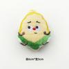 Muñeco de Verdura Divertido de Dibujos Animados Original Accesorios Paquete de Expresiones Colección Grande de Frutas y Verduras Broche de Peluche Accesorios para Manualidades