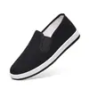Jihua 3515 hombre fuerte ajenjo zapatos de tela del viejo Pekín para hombre de un paso de una sola capa zapatos lasaña casuales zapatos de trabajo primavera y otoño verano