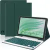 Funda Protectora para Tablet Amazon Fire HD 10 Más Teclado Bluetooth Inalámbrico Retroiluminado con Fijación Magnética Adecuado para Máximo 11 Pulgadas