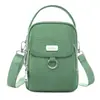 Bolsa Pequeña Estilo Coreano Bolsa para Teléfono Móvil Bolso Cruzado para Mujer de Moda Versátil para Hombro Bolso de Mensajero Pequeño Casual Bolso de Tela Ligero Bolsa para Mamá