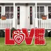 Las Decoraciones Navideñas Más Vendidas de Amazon, Señales de Corazón para el Día de San Valentín, Decoraciones de Inserto para el Ambiente de Fiesta Navideña del Lugar