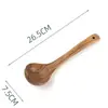Cuchara Sopera Tradicional de Laca con Mango Largo, Espátula de Cocina de Laca Estilo Japonés, Set de Espátula y Cuchara Domésticas Antiadherentes, Al por Mayor en Stock