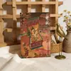 Marcador Metálico Retro de Instrumentos Musicales de Dunhuang Alta Apariencia Estilo Chino Soporte de Página para Lectura Estudiantil Regalo Creativo Cultural de Recompensa
