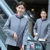 Uniformes de Trabajo de Limpieza de Manga Larga Personalizados para Primavera, Otoño e Invierno para Personal de Servicio de Hotel, Limpiadoras, Ama de Llaves, KTV y Hospitales