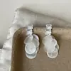 Brincos de Disco de Concha Coloridos com Franjas para Mulheres, Estilo Férias na Praia, Brincos Modernos e da Moda