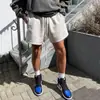 Shorts americanos de verano para hombre, deportivos y casuales holgados, marca de moda de alta calle, pantalones de baloncesto para fitness de algodón
