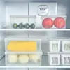 Caja de Almacenamiento Multicompartimento, Organizador para Nevera de Cocina para Especias, Frutas y Verduras