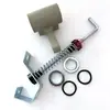 Accesorios para cardadora de alta velocidad bobinadora de hilo cono de bobina bastidor de bobinas soporte de bobina base de bobina anillo de posicionamiento de resorte soporte varilla de tracción de ajuste conjunto