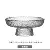 Cristal de Cristal Bandeja de Burbujas Secas Mesa de Té Estilo Japonés Rectangular Bandeja de Té Bandeja Hogar Patrón de Corteza Grande Placa Larga Gruesa