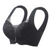 Roupa íntima de renda estilo francês sexy feminina, confortável, franzida, dobrável, confortável, com alças largas, sutiã sem marcas nas costas, lindo