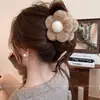 Pinza Grande de Peluche con Lazo para Otoño e Invierno para Mujer 2026 Nuevo Lindo Pinza de Tiburón de Gama Alta para la Parte Posterior de la Cabeza