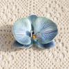 Flor Artificial Orquídea Eva Algodão Impressão 3D Phalaenopsis Cabeça de Flor Pequena Decoração de Presente Exquisita Casamento Flor Falsa