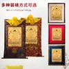 Buda Yuan Hui Thangka Pintado à Mão Estátua do Buda Sakyamuni Nepal Feito à Mão Cartão Dourado Três Tesouros Buda Entrada Madeira Maciça Pintura Decorativa