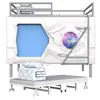 Cama para dormir familiar tipo cápsula para niños, dos o tres niveles, habitación cápsula, dormitorio, apartamento, hotel, adulto, joven, viaje, litera superior e inferior