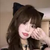 Lindo Estilo Puro Deseo Orejas de Animal Falsas Orejas de Gato Pinza para el Cabello Bidimensional Cosplay Gatita Accesorios para el Cabello Atuendo de Fiesta Pinza para el Cabello para Mujeres