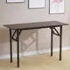 Mesa plegable de doble viga reforzada, Mesa para computadora de escritorio, Escritorio simple para el hogar, Escritorio de entrenamiento, Escritorio para estudiante