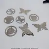 Lembrancinhas para Clube do Livro, Marcador de Página Dourado Cabeça de Leopardo Borboleta Rosto, Logo em Chapa Fina de Cobre, Desenvolvimento de Produto Cultural e Criativo