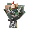 [Personalización de Pedido Pequeño] Ramo de Muñeco de Navidad Flor Tejida Oso de Navidad Regalo para Novia Nochebuena Ramo