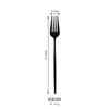 Vajilla de acero inoxidable portugués mate transfronterizo de Amazon, cuchillo, tenedor, cuchara, cuchara de postre, tenedor, 24 piezas