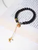 Madera de Palisandro Rosa de Hoja Pequeña India Material Viejo DIY Perla Roja del Sur 15mm Diseño Círculo Único Pulsera de Cuentas Budistas para Hombre y Mujer Venta al por Mayor