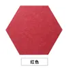 Pegatinas de pared hexagonales de fieltro transfronterizas color hexagonal tablero de corcho pared de fotos tablero de mensajes autoadhesivas aislamiento acústico fabricantes de fieltro
