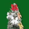 Adornos navideños con forma de piña y lazo grande de Zhong Ran, adornos navideños para hacer tú mismo, diseño de escena, accesorios colgantes
