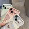 Funda linda de cerdo rosa West Highland de dibujos animados para Apple 17 Pro Max, Alta estética para niñas, 16 Ventana de visualización grande 15