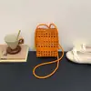 Bolsa de Telefone Tecida de Nicho Shuai Mi para Mulheres, Nova Bolsa Transversal Pequena Leve de Verão 2026