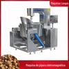 Máquina de Pipoca Elétrica Bola de Aço Equipamento para Pipoca Wok de Pipoca Inteligente Automático