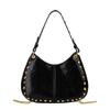 Bolso de ante para debajo del brazo, versátil y casual, Bolso de mano moderno europeo y americano, Bolso versátil de estilo retro para el día a día, Bolso de hombro estilo perezoso