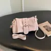 Bolsa portalápices, gran capacidad, bolso popular de nicho coreano de alta gama para mujer, nuevo modelo 2026, bolso de mano, bolso de hombro, bolso cruzado