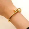 Pulsera Transfronteriza Europea y Americana de Acero Inoxidable de Cara Ancha con Resorte Abierto Pulsera de Alta Gama Ins Joyería sin Color de Acero Titanio