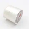 Fio elástico plano de 0,8 mm para pulseira de miçangas DIY fio elástico linha Xiao xing tingimento transfronteiriço pode ser personalizado metros
