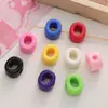 Pulseira Colar de Contas Letras Acrílicas Cor Única Furo Grande Miçangas para Montagem DIY Feito à Mão Contas Soltas Materiais para Montagem
