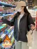 Casaco Outwear Peludo de Veludo Cinza para Mulheres no Inverno, Suéter Cardigan com Capuz de Caxemira Super Macio e Grosso, Lã Polar