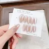 Olho de Gato Cor Sólida Avançada Mesma Mão Artesanal Templo Ganlu Usando Huafei Arte de Unhas Rosto Nude Branco Natural Adesivo